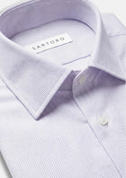 Lavender Stripe Shirt - SARTORO558
