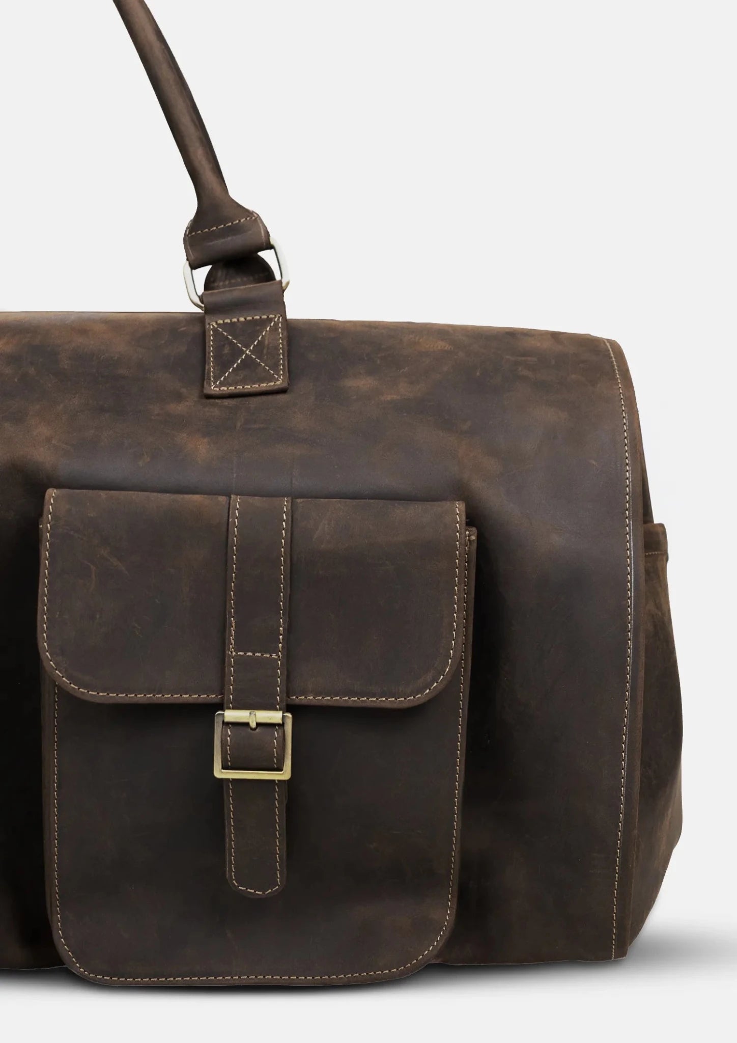 Leather Garment Duffel Bag - SARTORO203