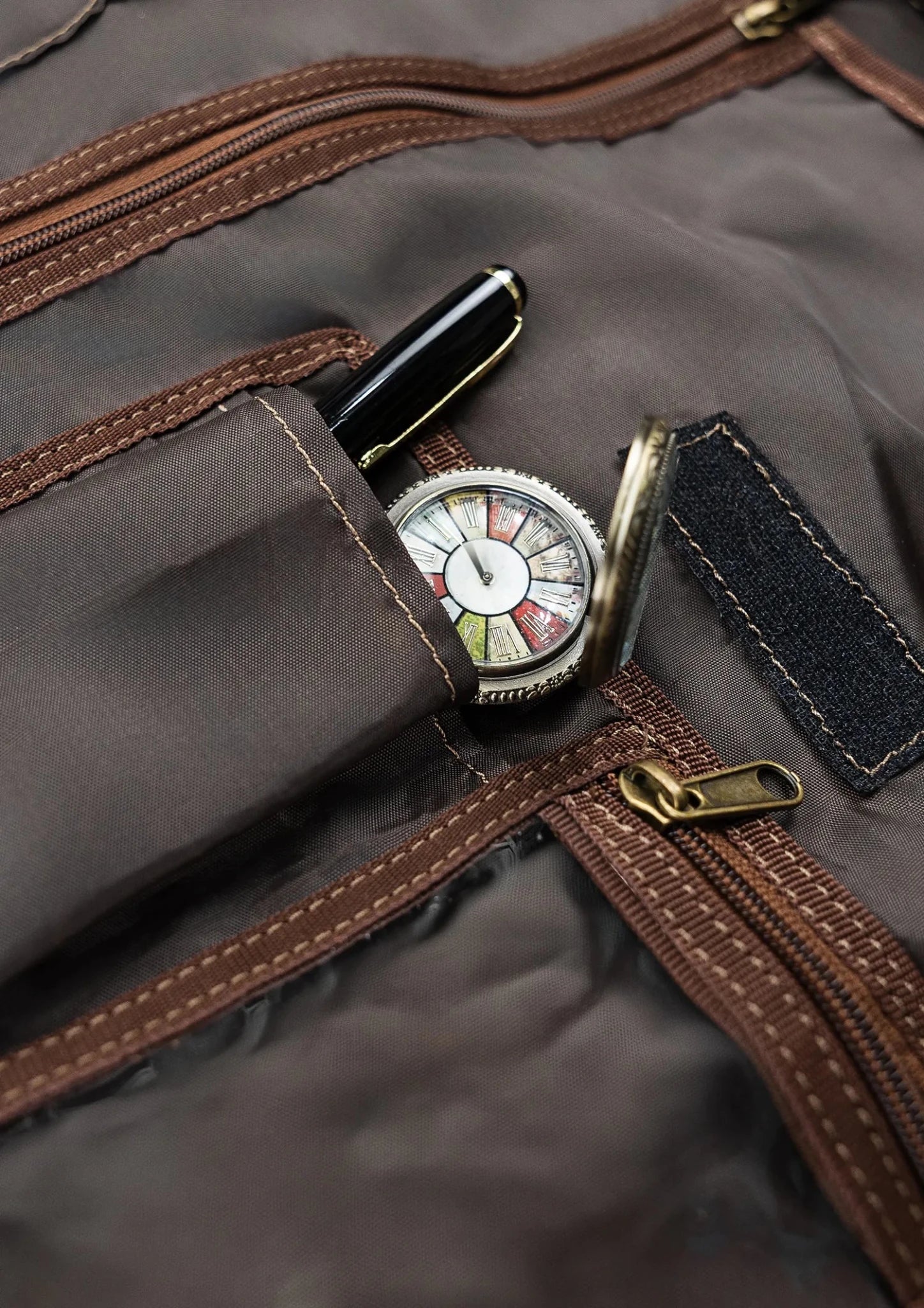 Leather Garment Duffel Bag - SARTORO178
