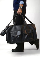Leather Garment Duffel Bag - SARTORO295