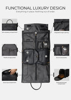 Leather Garment Duffel Bag - SARTORO698