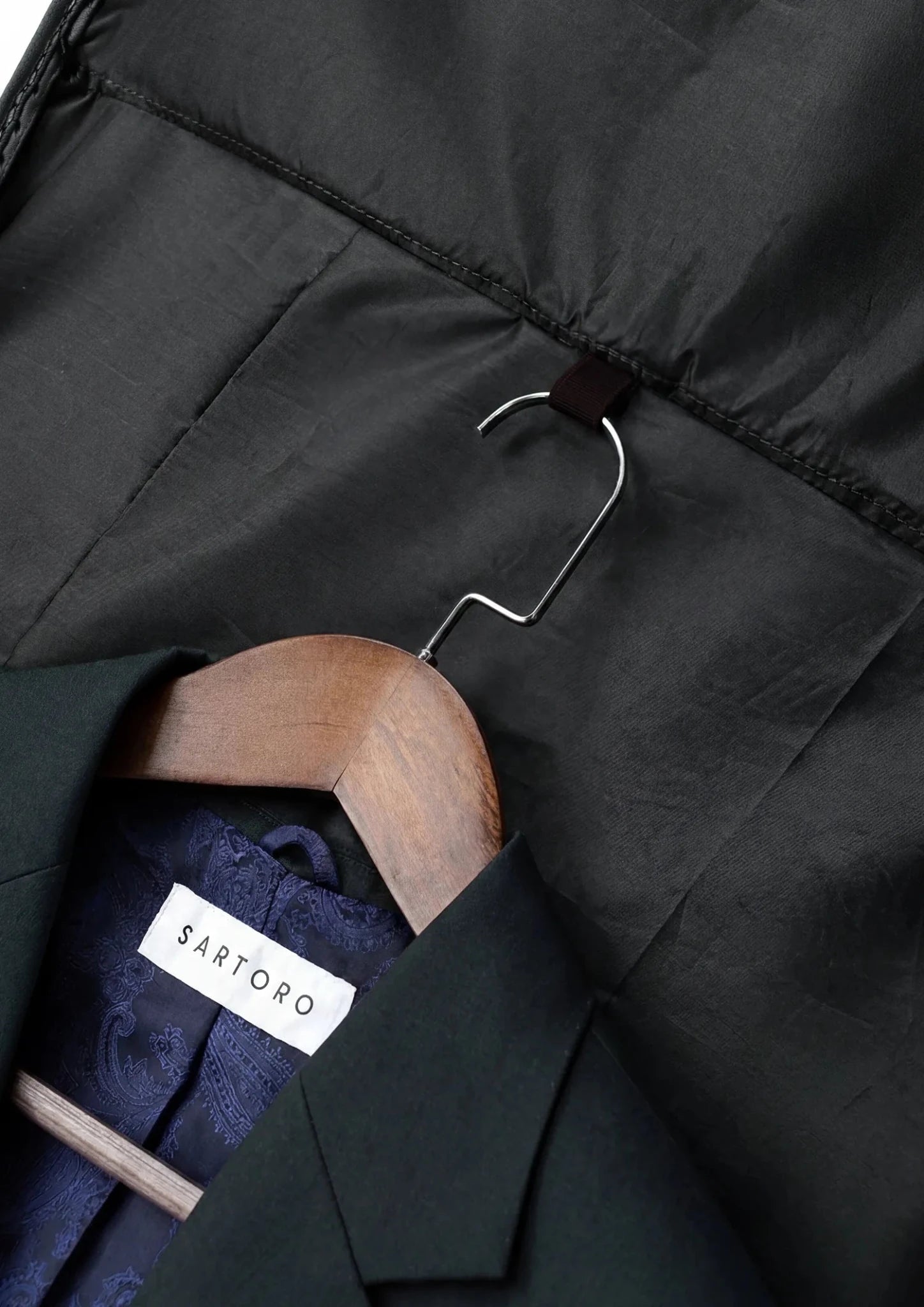 Leather Garment Duffel Bag - SARTORO929