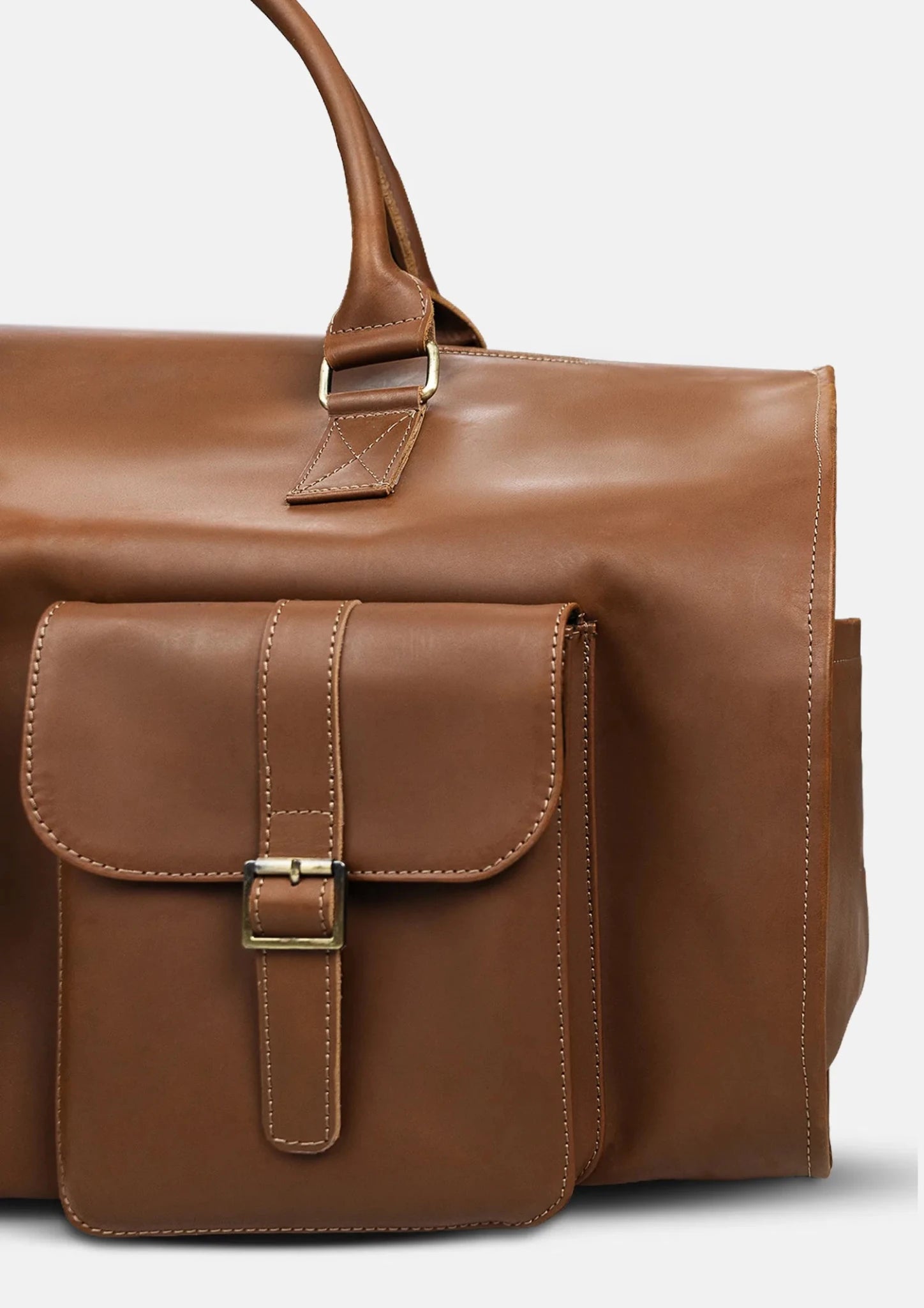 Leather Garment Duffel Bag - SARTORO783