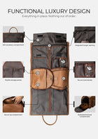 Leather Garment Duffel Bag - SARTORO587