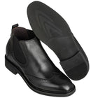 Leather Wing-Tip Ankle Boots - Three Inches - K28802 - SARTORO678