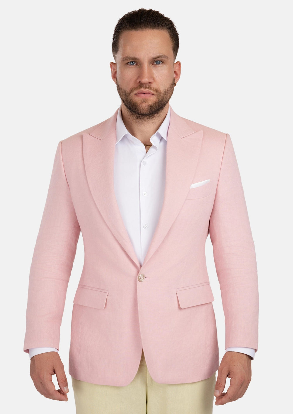 Amaranth Pink Linen Jacket24