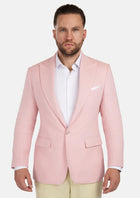 Liberty Amaranth Pink Linen Jacket - SARTORO746