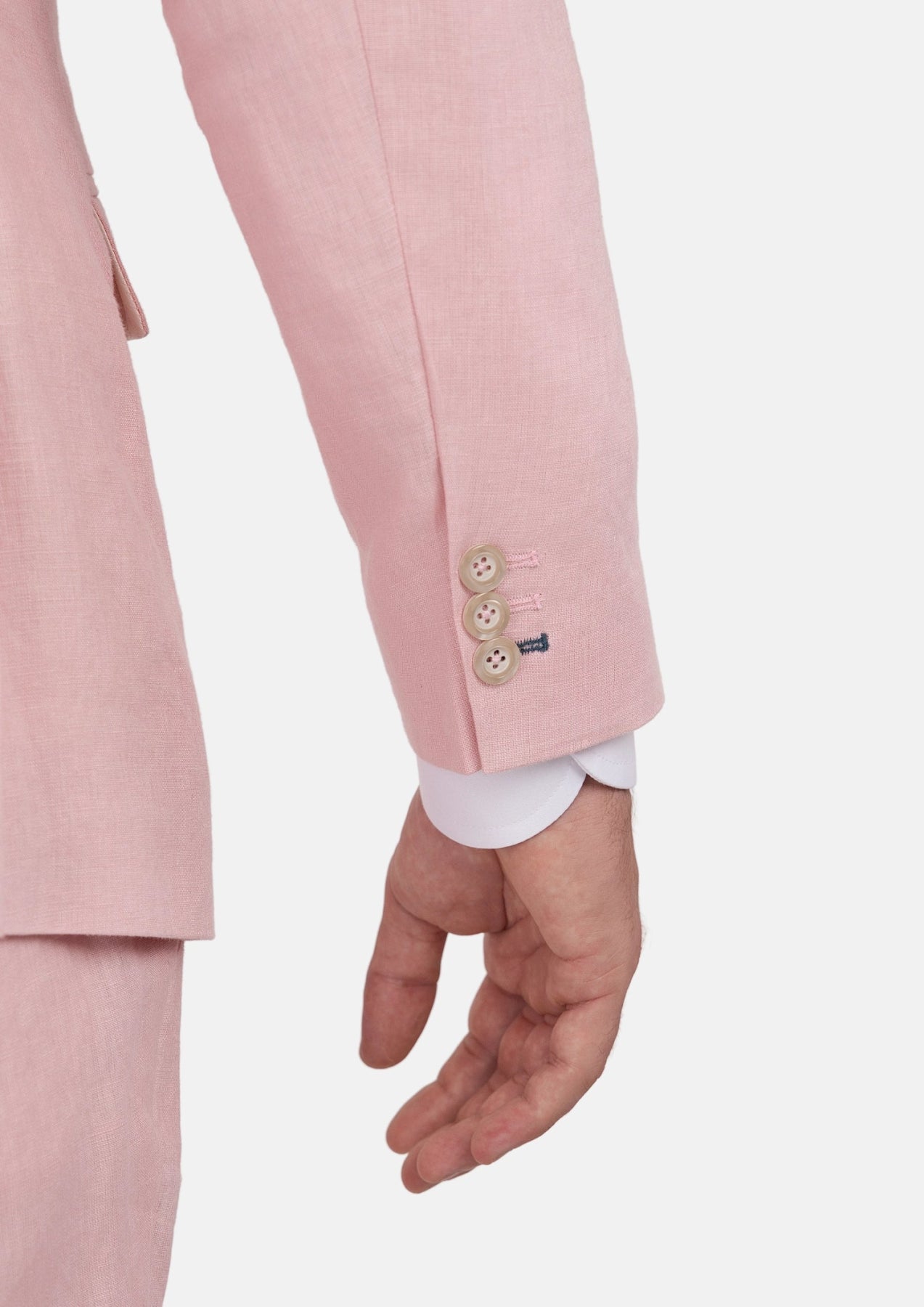 Liberty Amaranth Pink Linen Suit - SARTORO