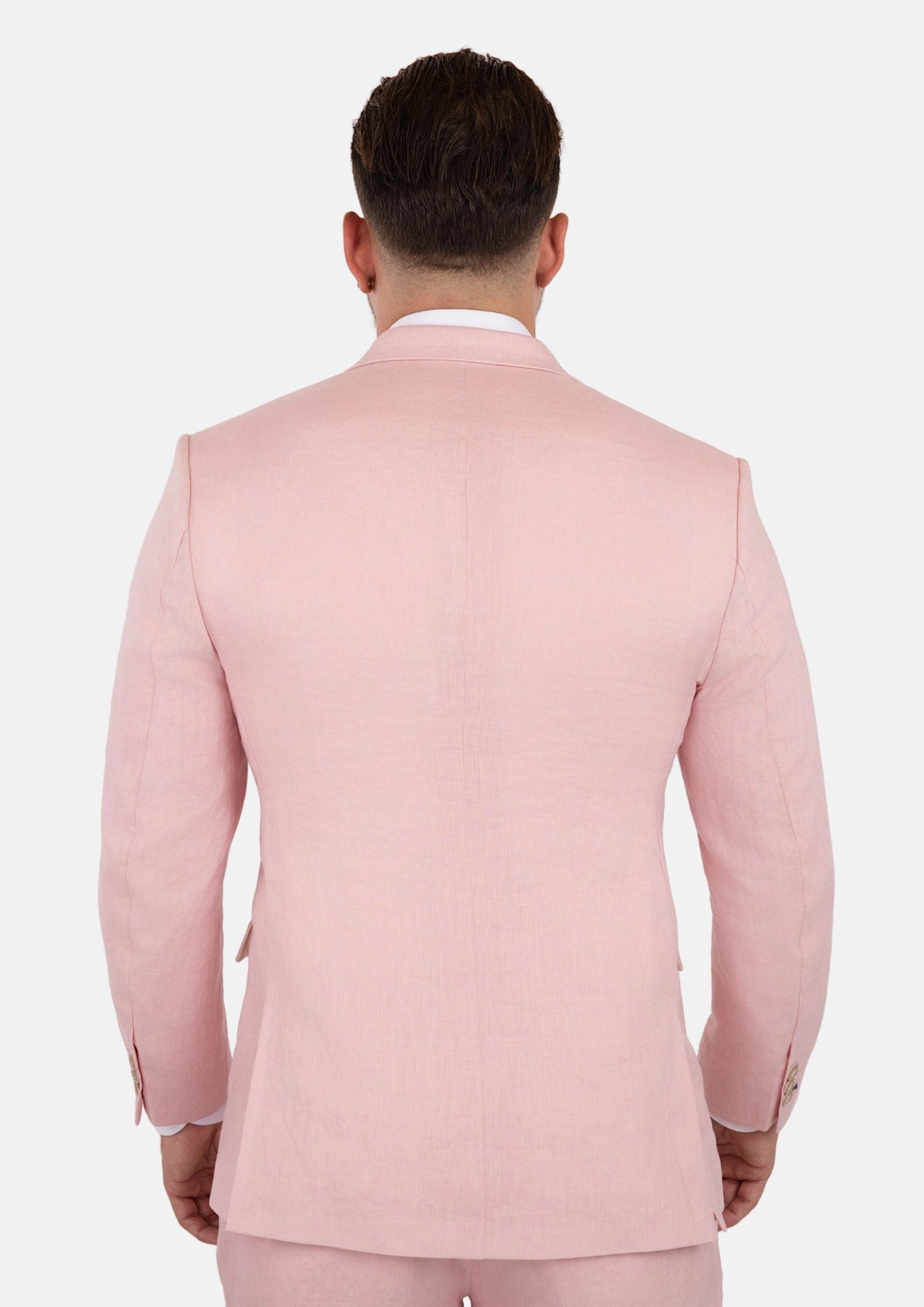 Liberty Amaranth Pink Linen Suit - SARTORO