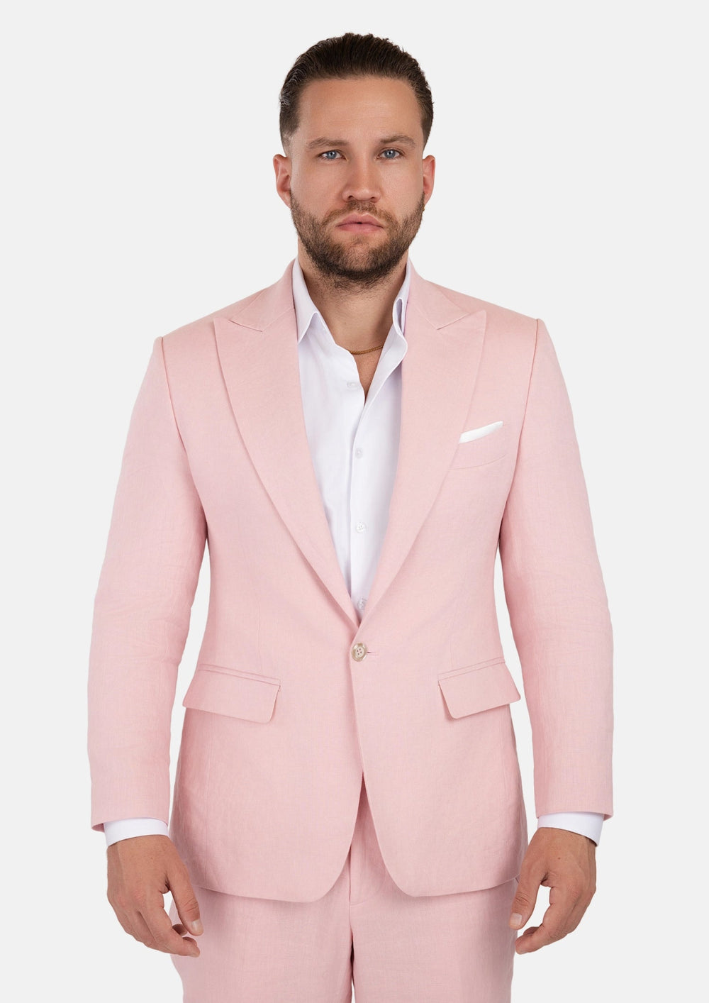 Amaranth Pink Linen Suit295