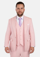 Liberty Amaranth Pink Linen Suit - SARTORO781