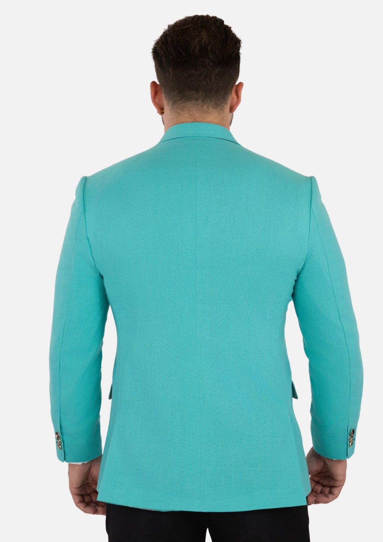 Liberty Atlantis Green Linen Blend Jacket - SARTORO