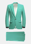 Liberty Atlantis Green Linen Blend Suit