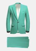 Liberty Atlantis Green Linen Blend Suit - SARTORO