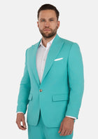 Liberty Atlantis Green Linen Blend Suit - SARTORO76
