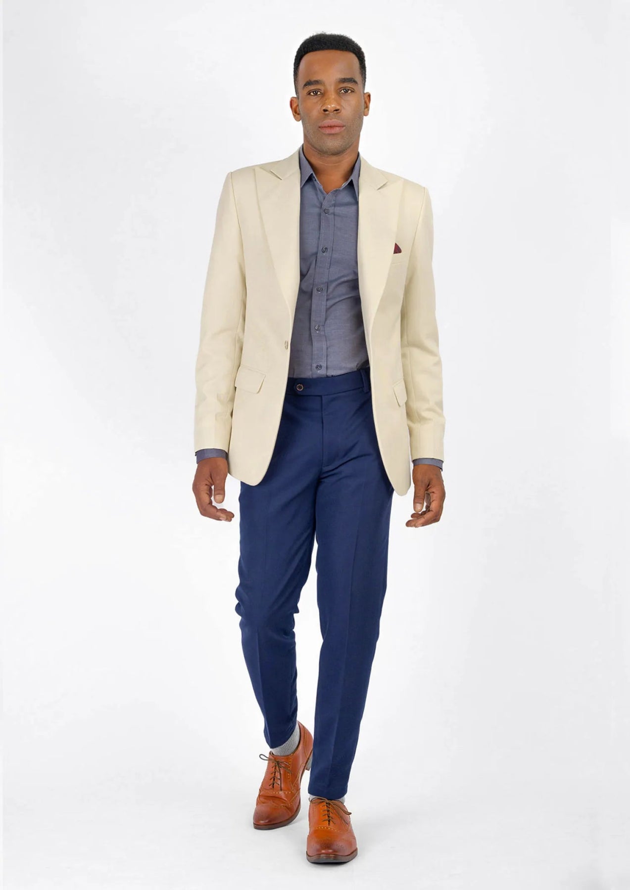 Liberty Sand Cotton Jacket - SARTORO634