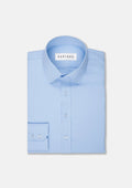 Light Blue Bamboo Striped Shirt - SARTORO