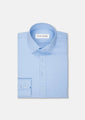 Light Blue Bamboo Striped Shirt - SARTORO