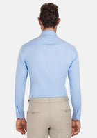 Light Blue Bamboo Striped Shirt - SARTORO919