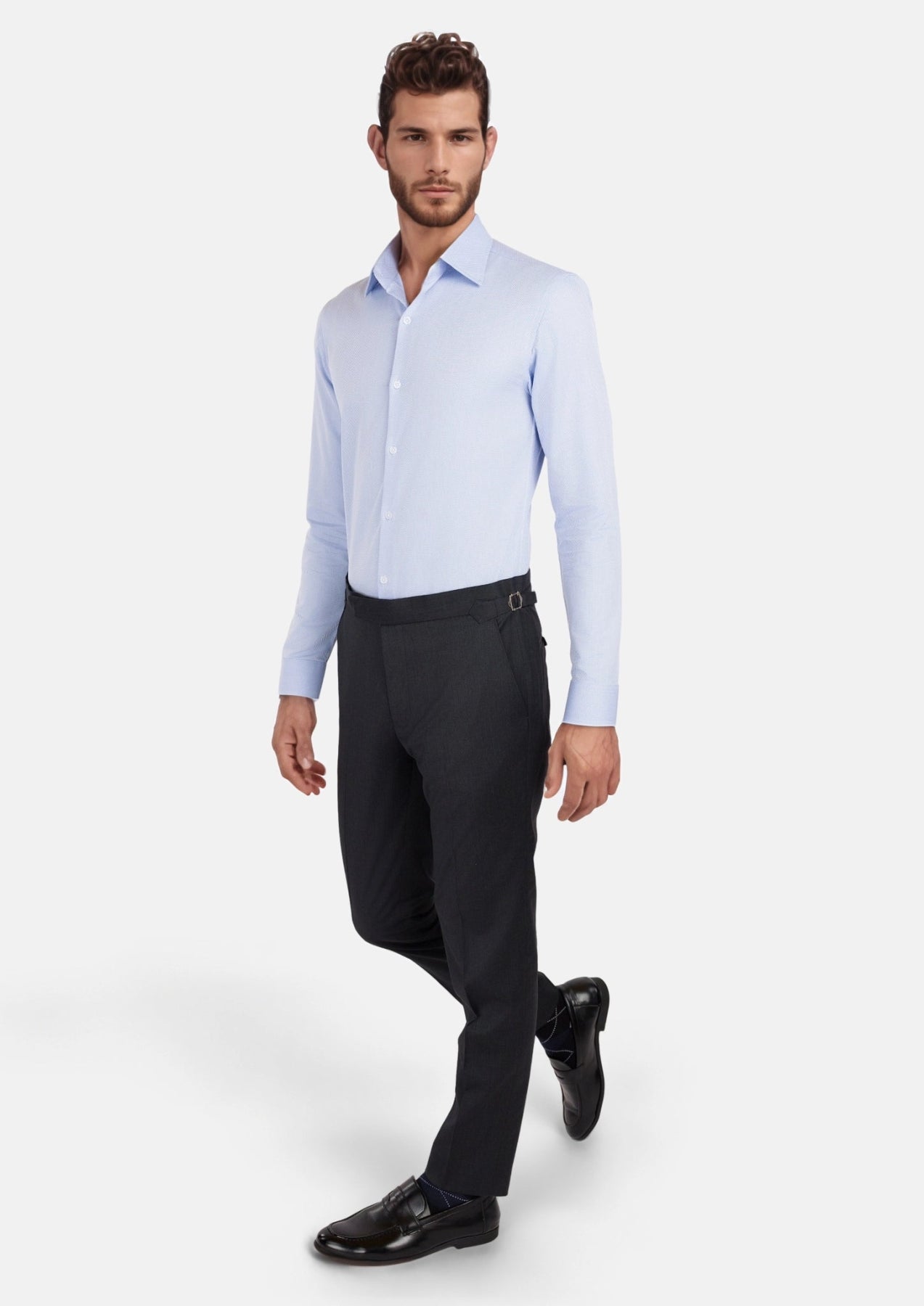 Light Blue Cotton Shirt - SARTORO
