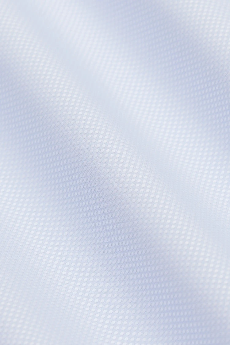 Light Blue Diamond Weave Shirt - SARTORO896