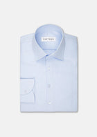 Light Blue Diamond Weave Shirt - SARTORO557