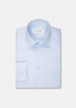 Light Blue Diamond Weave Shirt - SARTORO