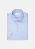 Light Blue Dotted Shirt - SARTORO916