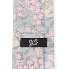 Light Blue Floral Men's Tie - SARTORO836