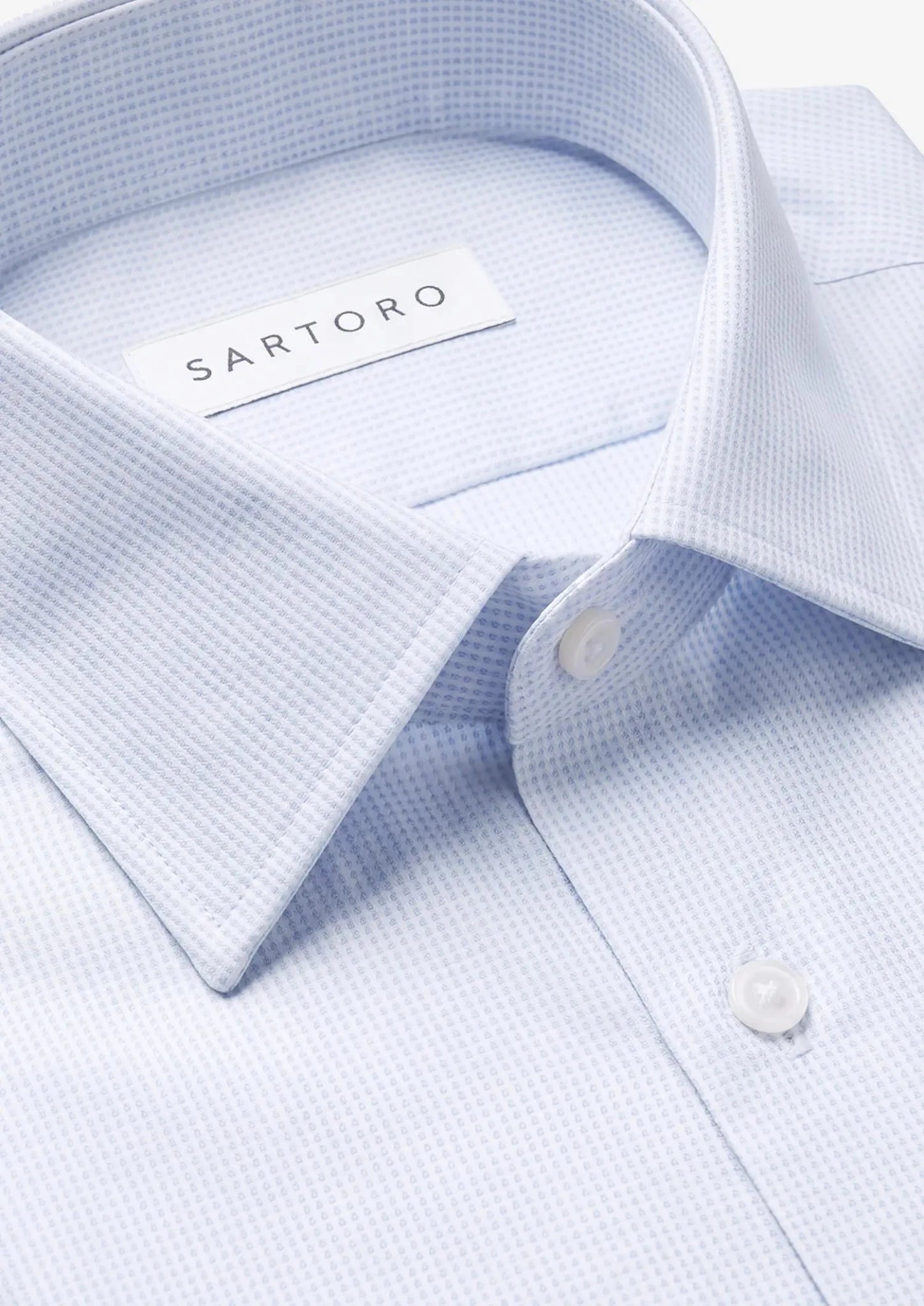 Light Blue Micro Oxford Shirt77