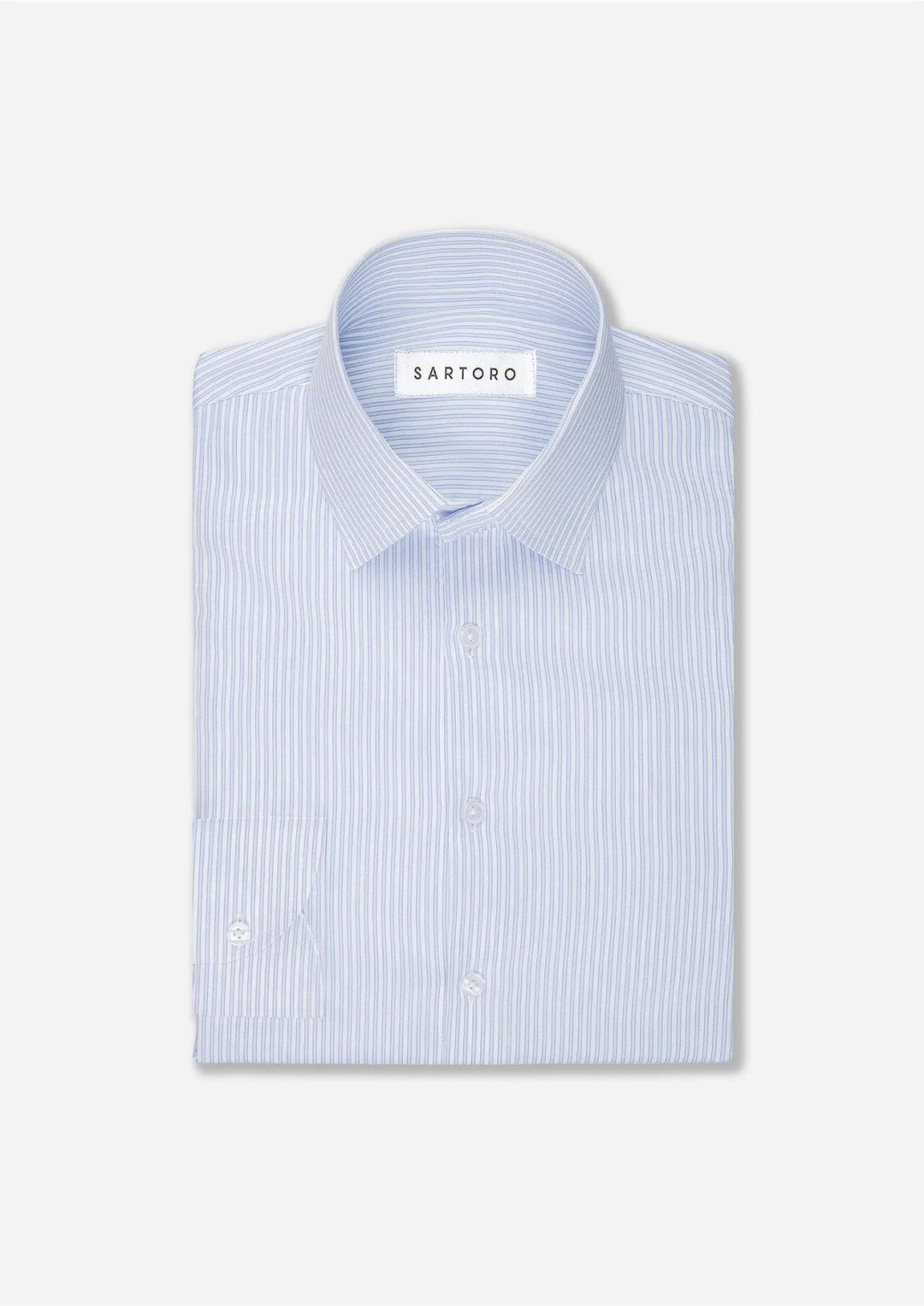 Light Blue Stripe Shirt - SARTORO