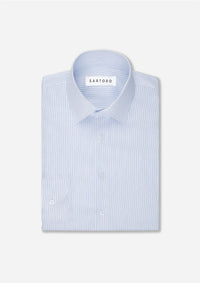 Light Blue Stripe Shirt - SARTORO