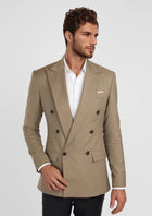 Light Brown Rockafeller Jacket - SARTORO698