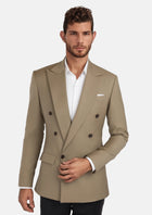Light Brown Rockafeller Jacket - SARTORO857
