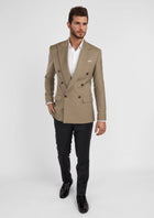 Light Brown Rockafeller Jacket - SARTORO505