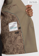 Light Brown Rockafeller Jacket - SARTORO558