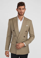 Light Brown Rockafeller Jacket - SARTORO605