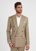 Light Brown Rockafeller Suit - SARTORO803