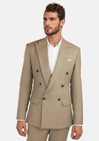 Light Brown Rockafeller Suit - SARTORO736