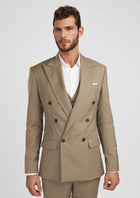 Light Brown Rockafeller Suit - SARTORO845