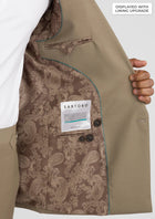 Light Brown Rockafeller Suit - SARTORO677