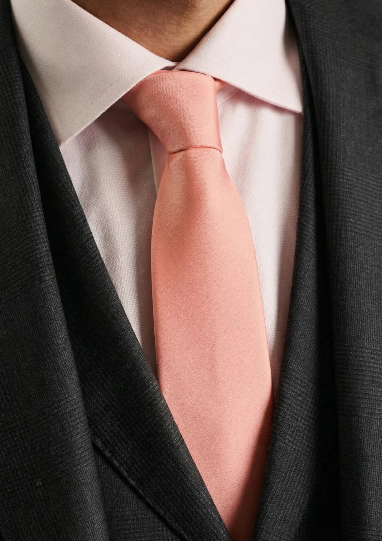 Light Coral Tie - SARTORO14