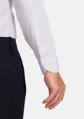 Light Grey Blue Check Line Shirt - SARTORO