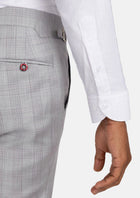 Light Grey Check Shirt - SARTORO673