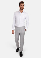 Light Grey Check Shirt - SARTORO416