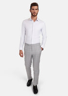 Light Grey Check Shirt - SARTORO990