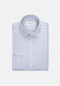 Light Grey Egyptian Cotton Broadcloth Shirt - SARTORO