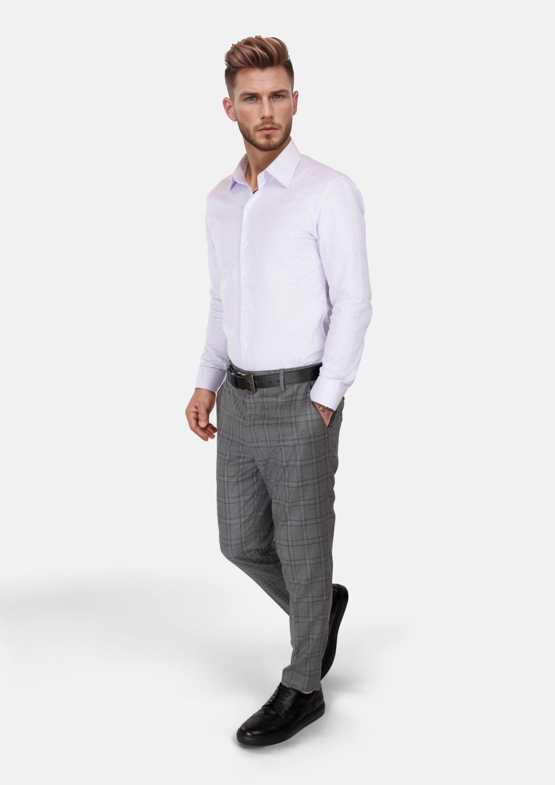 Light Lavender Shirt - SARTORO