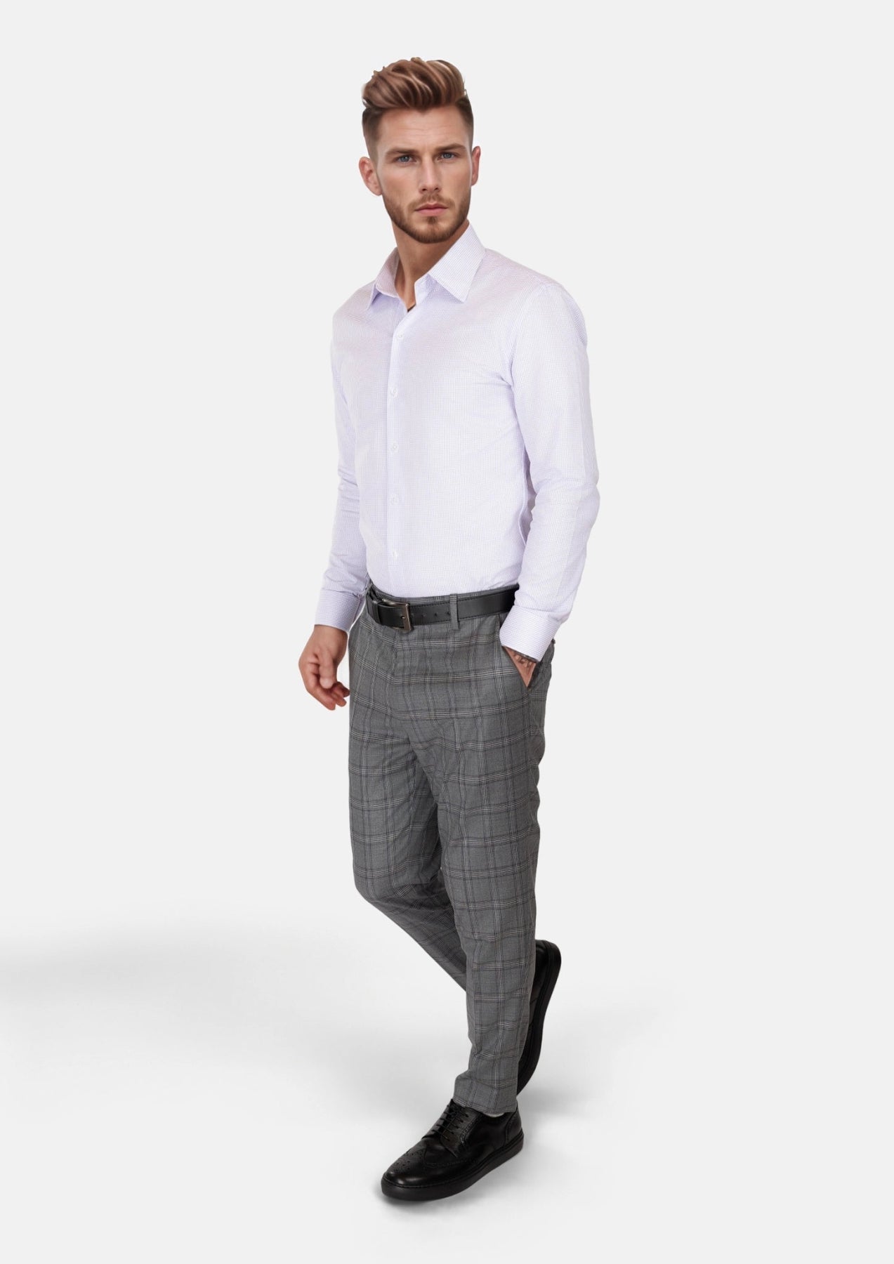 Light Lavender Shirt - SARTORO