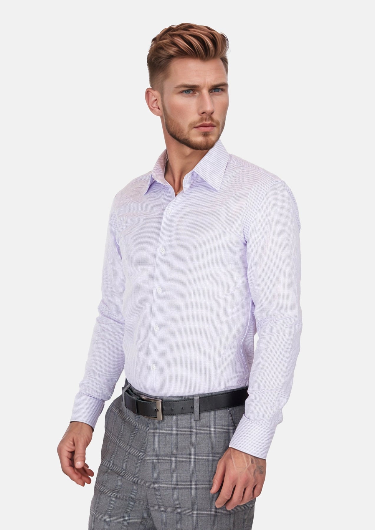 Light Lavender Shirt - SARTORO